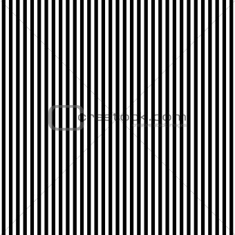 Vertical dense black and white lines geometric seamless pattern.