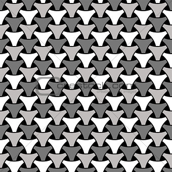 Seamless weaving triangle squama surface pattern