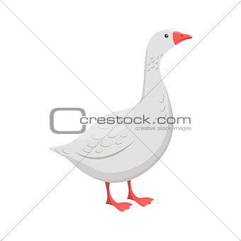 Vector illustration of a goose