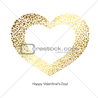 Valentines Card with heart