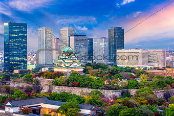 Osaka Japan Skyline