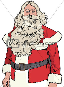 Santa Claus Without Hat