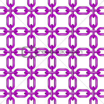 Net of chain in purple design