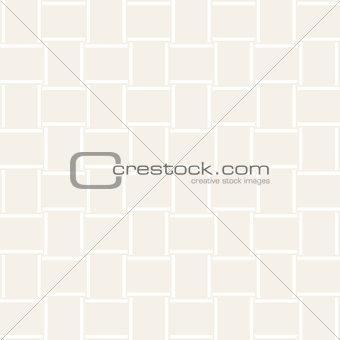 Crosshatch vector seamless geometric pattern. Crossed graphic rectangles background. Checkered motif. Seamless subtle texture of crosshatched lines. Trellis simple fabric print.