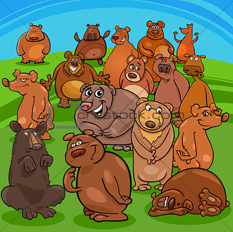 cartoon bears animal characters