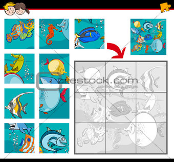jigsaw puzzles with sea life characters