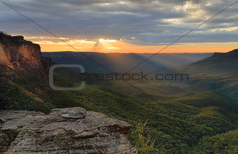 Sunrise Blue Mountains Australia