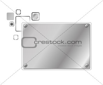Stylized abstract industrial frame