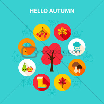 Concept Hello Autumn