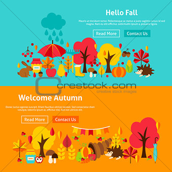 Autumn Website Banners