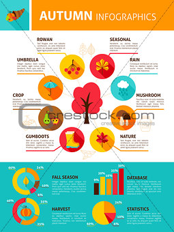 Autumn Season Infographics