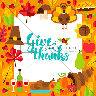 Give Thanks Paper Template
