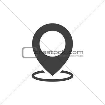 Geo location pin icon