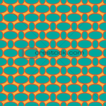 Seamless pattern with oval shapes
