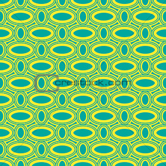 Seamless pattern with concentric oval shapes