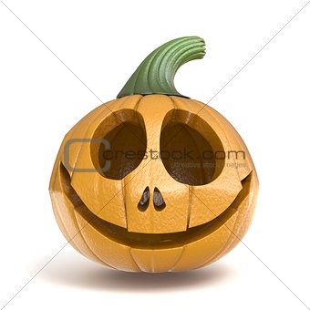Halloween pumpkin Jack O Lantern 3D