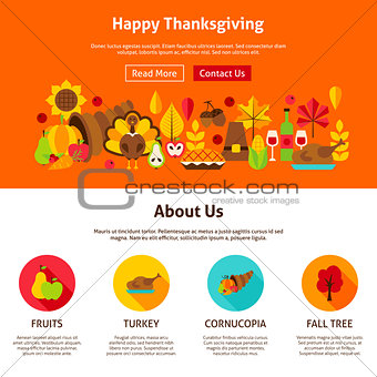Web Design Happy Thanksgiving