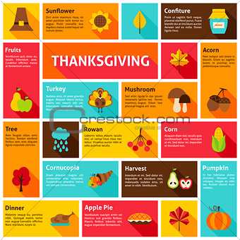 Thanksgiving Infographic Concept