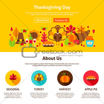 Thanksgiving Day Website Design