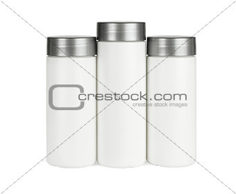 Three Plastic Containers 