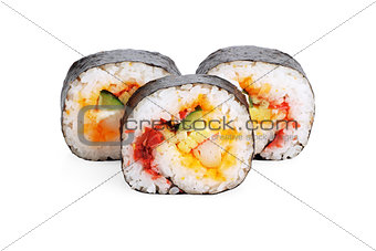 Sliced Sushi Rolls