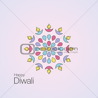 Happy Diwali text design