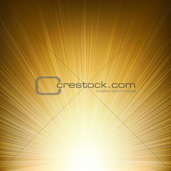 Golden Sunburst Background
