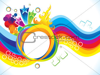 abstract artistic colorful rainbow background