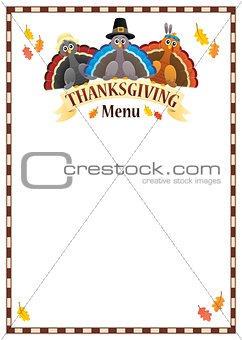 Thanksgiving menu theme image 5