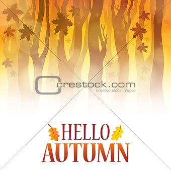 Hello autumn theme image 4