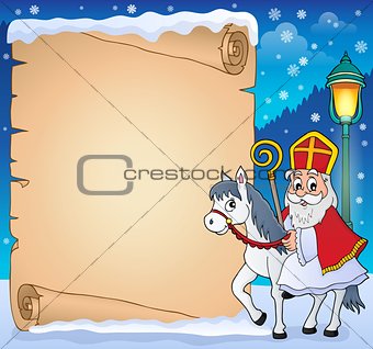 Parchment with Sinterklaas theme 4