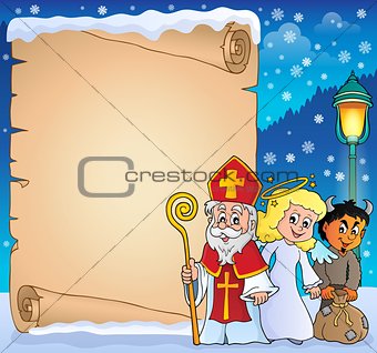Saint Nicholas Day thematic parchment 3