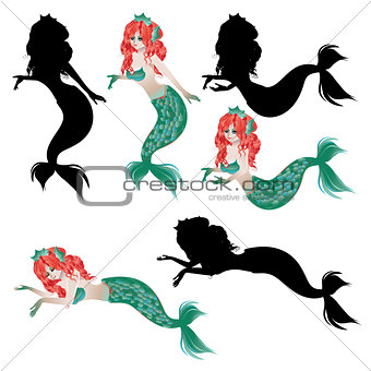 Red Haired Mermaid