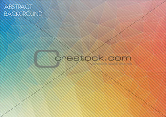 Flat abstract multicolor background