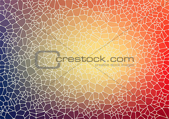 Abstract background with voronoi geometric shapes
