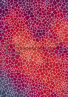 Vertical abstract background with voronoi geometric shapes