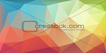 Super horizontal triangle cover banner