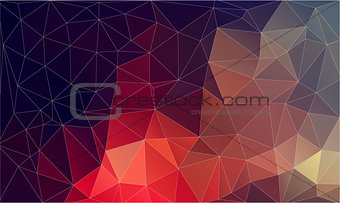 Flat plygonal abstract background
