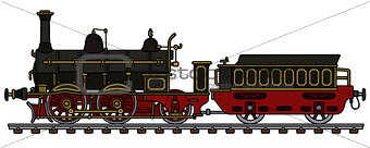 Historical steam locomotive