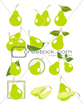 Set of pears