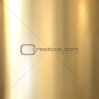 Gold brushed metal