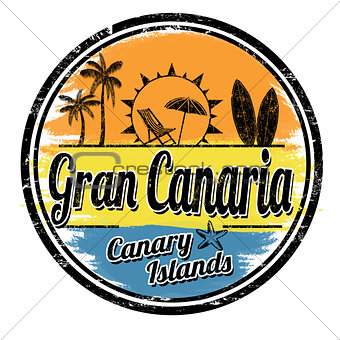 Gran Canaria sign or stamp