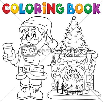 Coloring book Santa Claus thematics 2