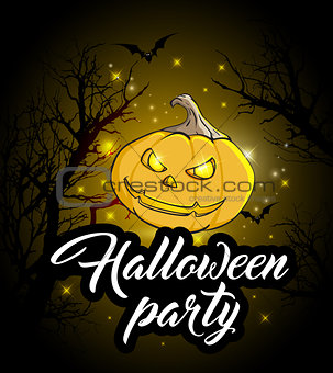 Invitation to a Halloween party