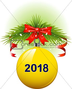 Christmas ball 2018