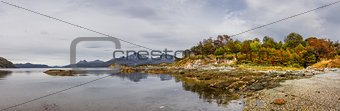 Panoramic landscape of Tierra del Fuego National Park, Patagonia