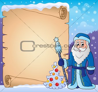 Father Frost theme parchment 3