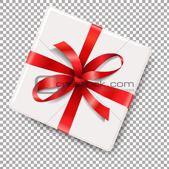 Gift Box With Red Bow
