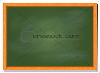  Green board with wood frame, vector illustration design