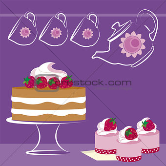 background desserts